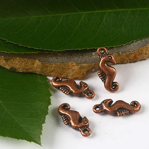 20pcs 17*8mm Copper-tone Sea Horse Charms H2170 Charms for Jewelry Making