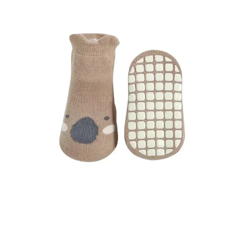 3Pairs/set Infant Baby Girls Cute Anti-slip Socks Breathable Toddler Girl Mid Tube Sock Children Kid Indoor Rubber Sock Kit