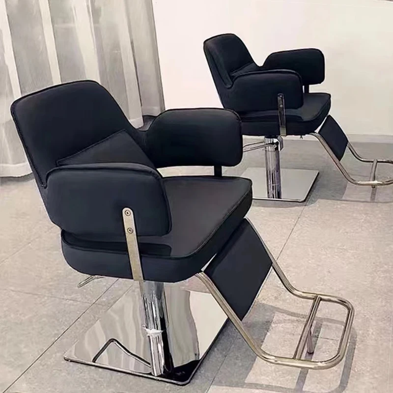 Manicure Haircut Barber Chair Simple Barber Special Barber Chair Swivel Lifting Facial Dyeing Silla Barberia Luxury Furniture