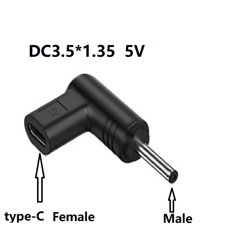 DC 5.5x2.1 5V 9V 12V USB C PD to DC Power Connector Universal Cable for USB RouterType C to DC Jack Plug  Adapter Converte head