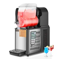 VEVOR Commercial Slushy Machine,4L Single Tank Frozen Drink Machine,16Cups Stainless Steel Margarita Smoothie Frozen Drink Maker 1