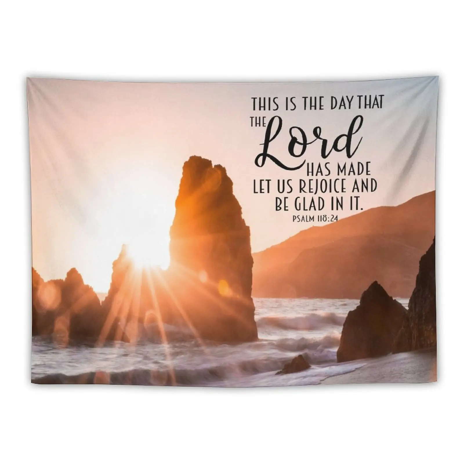 

New This is the day the Lord has Made Tapestry Home And Comfort Decor Aesthetic Room Decor Decoration Room