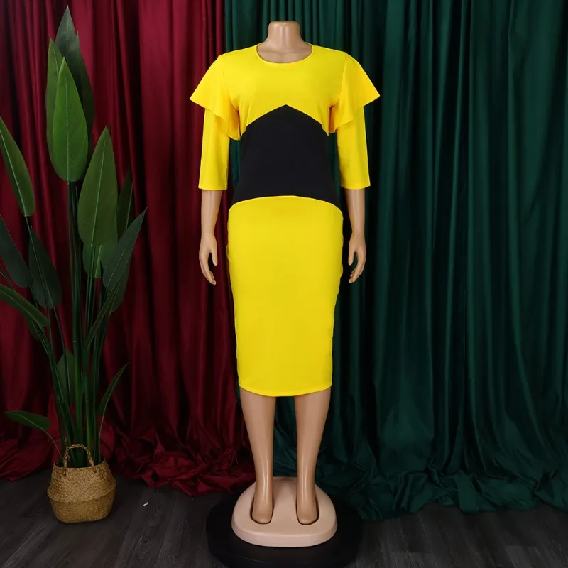 

African Birthday Dress Women 2024 Bodycon Party Long Sleeves Christmas Elegant Event Africa Evening Midi Dresses African Dresses