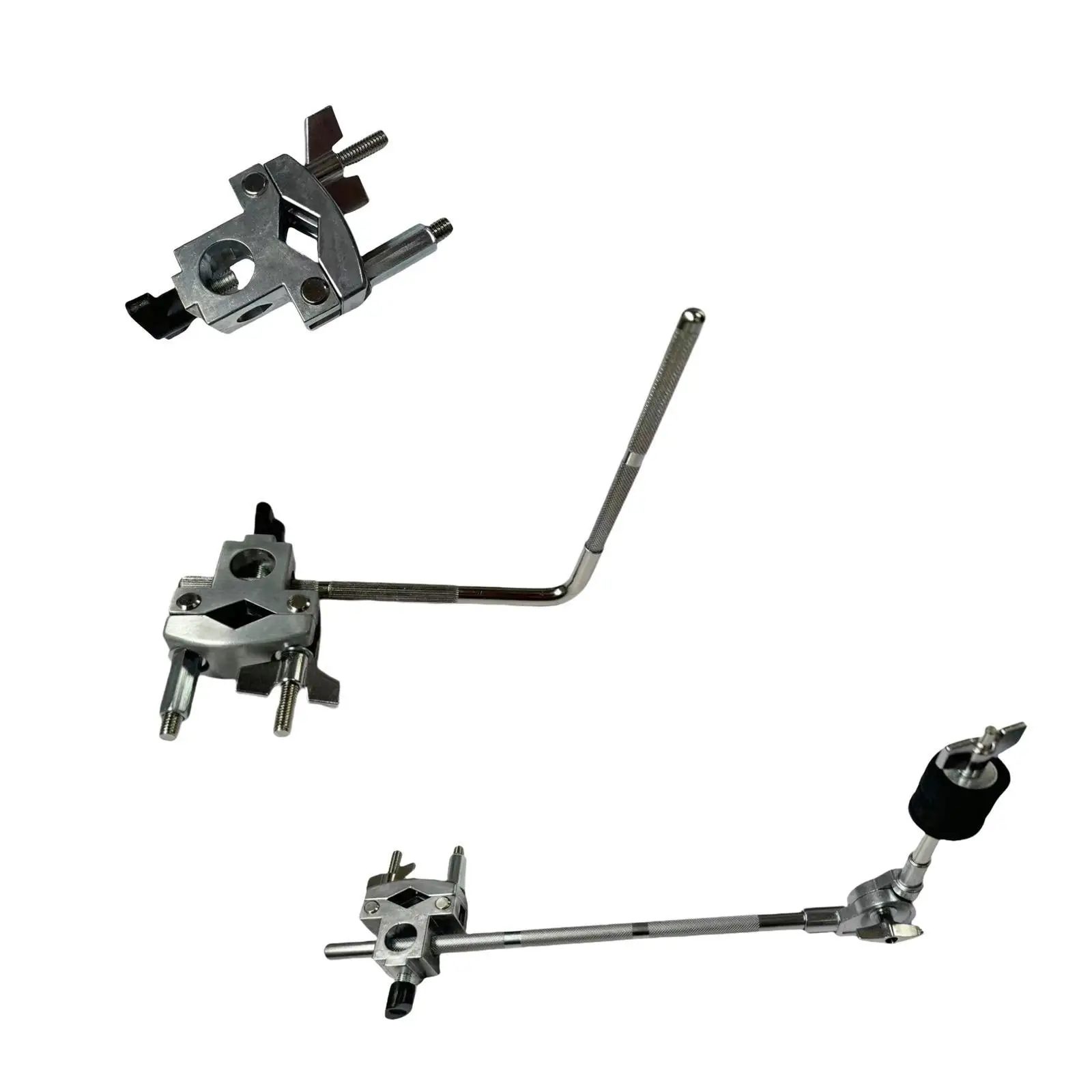 Drum Cymbal Extension Clamp Accessories Metal Musical Instrument Adjustable Bracket Cowbell Mounting Bracket Cymbal Arm Clamp