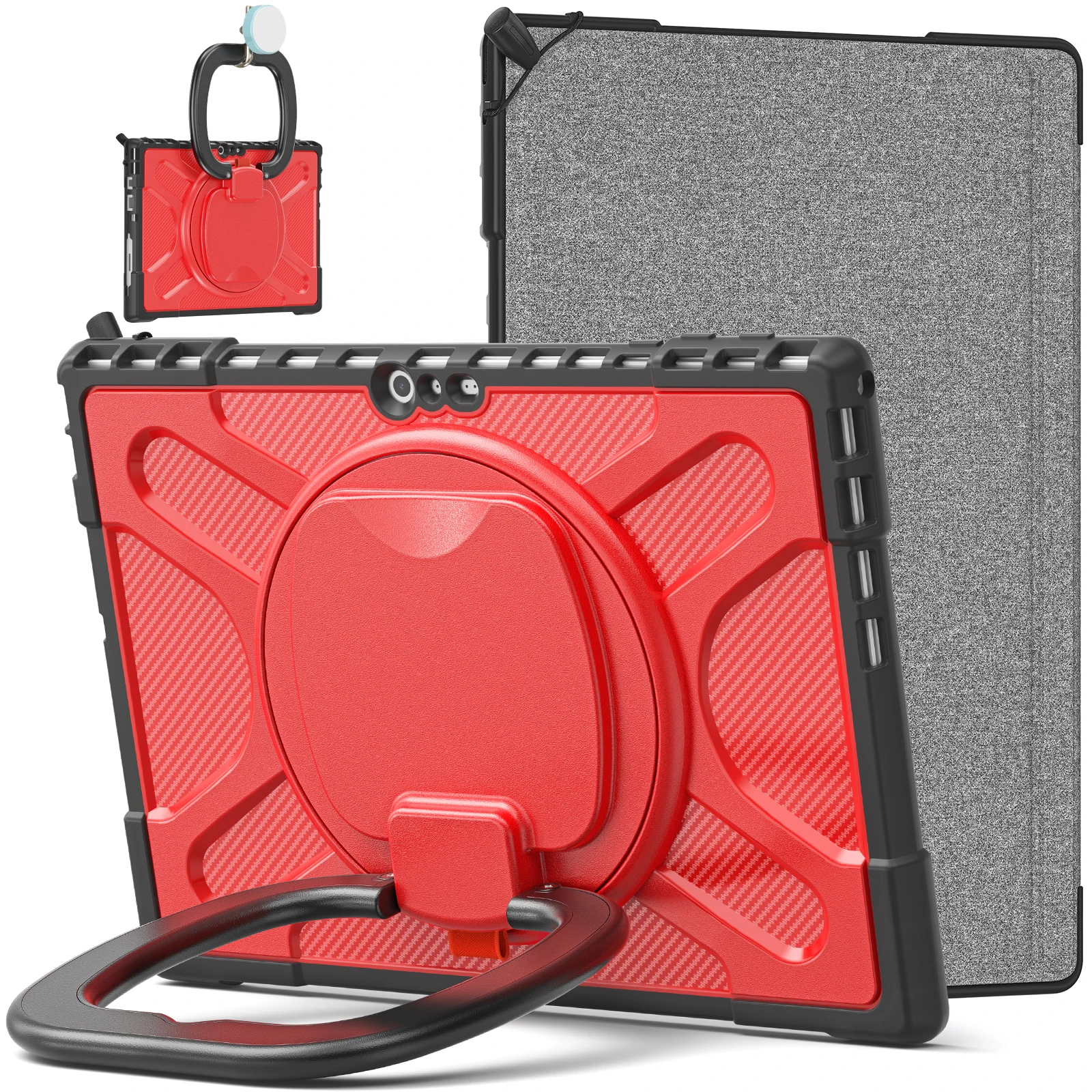

For Surface Pro8 9 4 5 6 7 Shockproof Bracelet holder Case Full-Body Kickstand Rugged Cover For Microsoft surface go 1 2 3 4