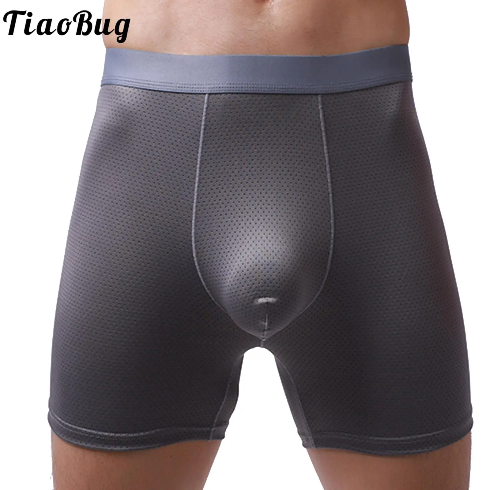 

Mens Contour Pouch Gym Sports Shorts Quick-Drying Breathable Elastic Waistband Boxer Briefs Casual Solid Color Soft Underwear