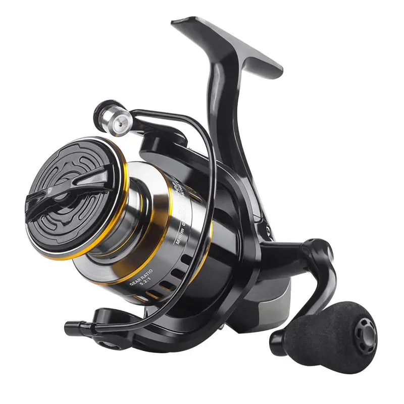 Fishing Reel with 12+1BB 5.2:1 Metal Spool Spinning Wheel Shaft Salt Water  Reel 500-7000 Gear Ratio High Speed Fishing Reel - AliExpress