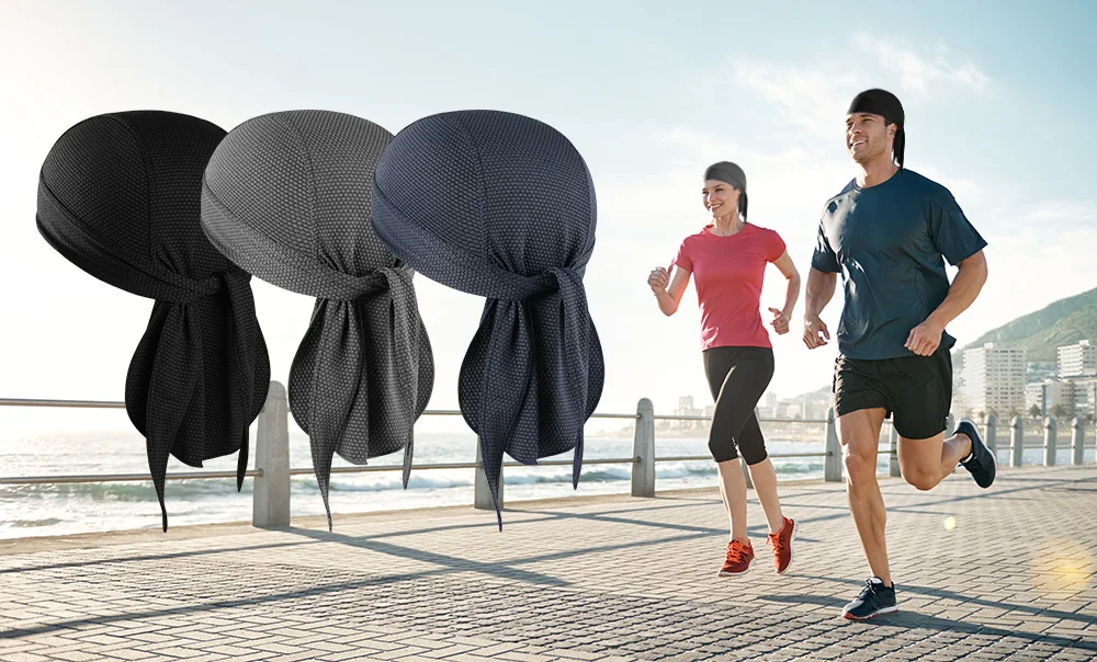 Lightweight Short Tail Breathable Adjustable Du-Rag/ Bandana/ Headband/ Headwear