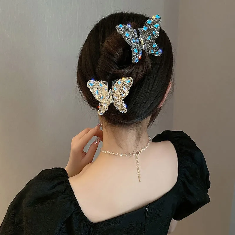 UrCoolest Pearl Butterfly Hair Clip