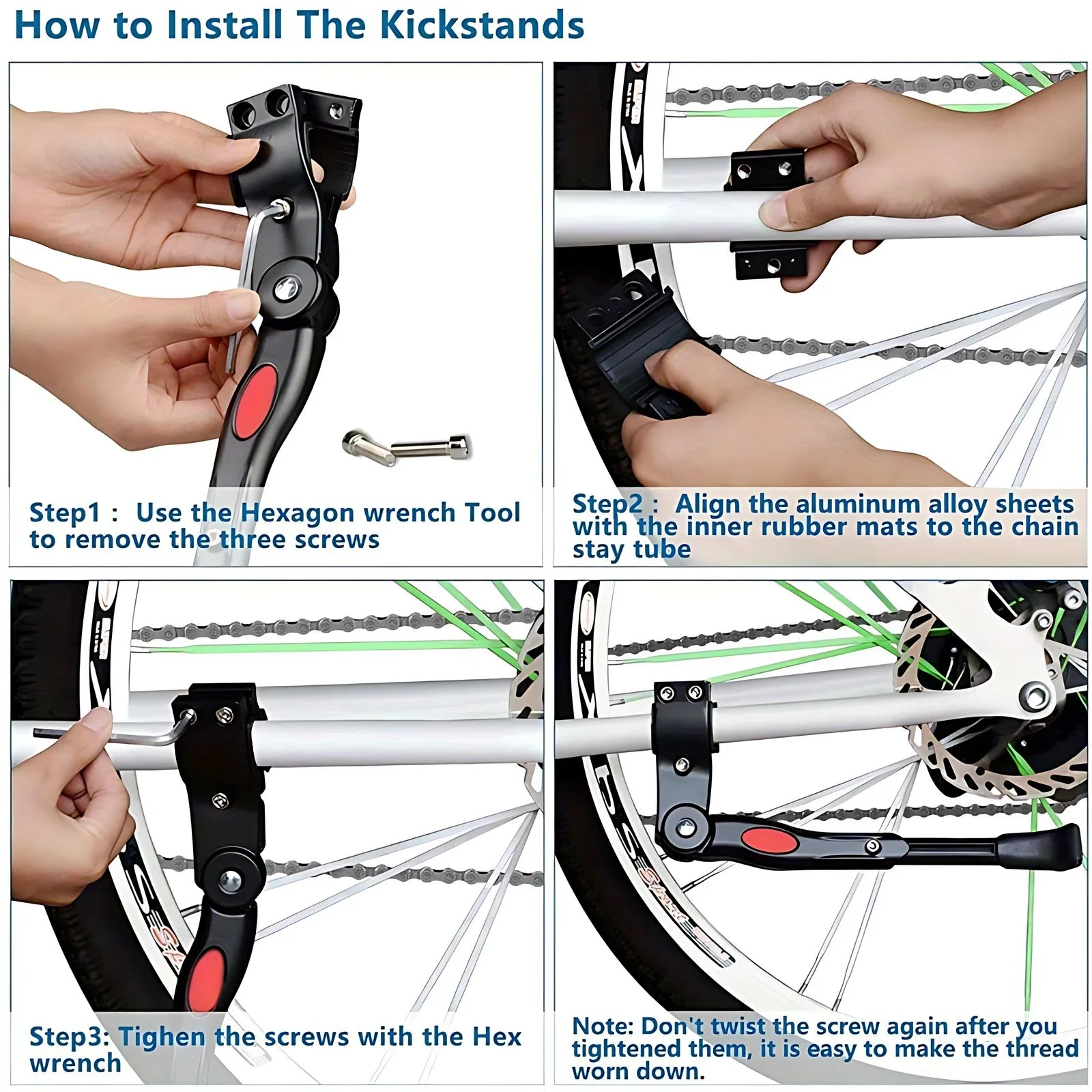 Bicycle Kickstands 24 In For Wheel For Sale