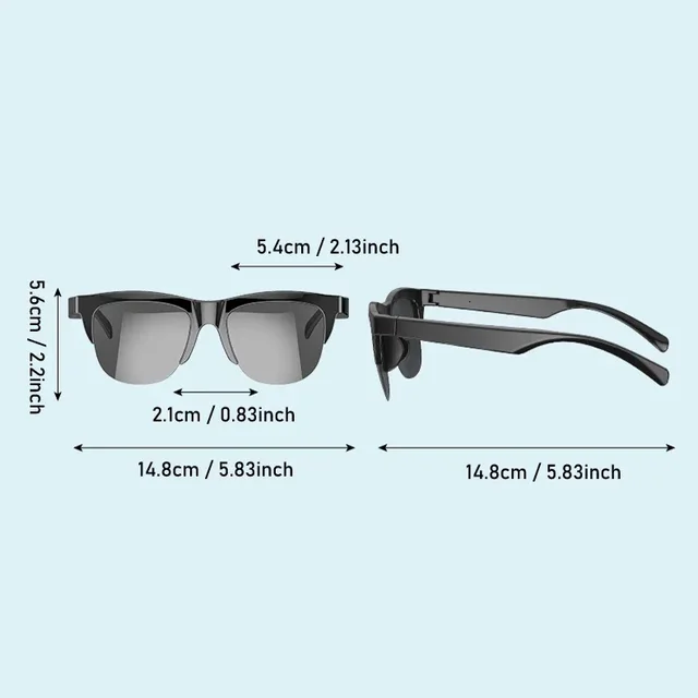 Smart Bluetooth V5.3 Sunglasses Glasses Call Outdoor Sports Headphones HIFI Black Technology Anti-touch UV For Men And Women 6 Smart Bluetooth V5.3 Sunglasses Glasses Call Outdoor Sports Headphones HIFI Black Technology Anti-touch UV For Men And Women 6