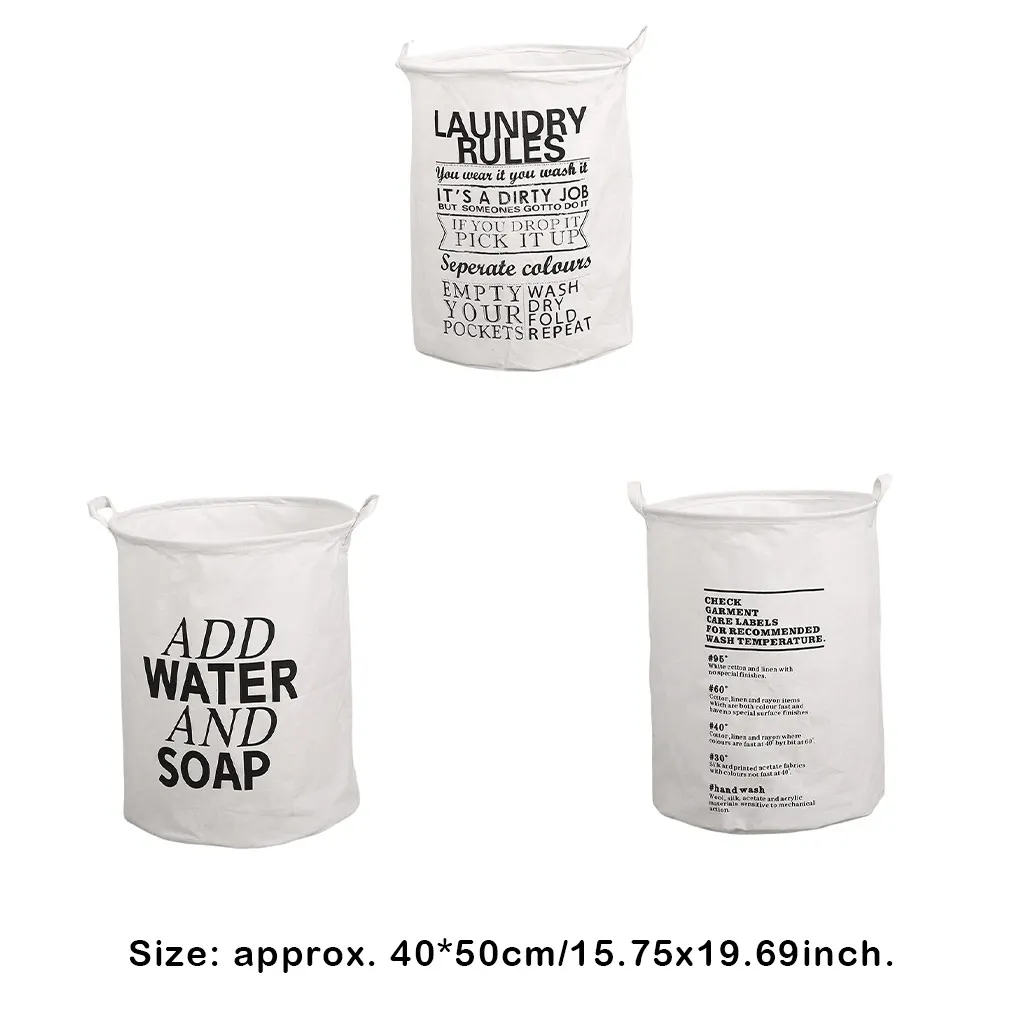 Laundry-Basket-Living-Room-Hamper-Clothes-Storage-Organizer-with-Handle-Washing-Washable-Reusable-Household-Type-2.jpg Mosoda Kosár Nappali Akadályozó Ruhák Tároló Szervező Fogantyú Mosható, Újrahasznosítható Háztartás 2 Típusú - Image 5