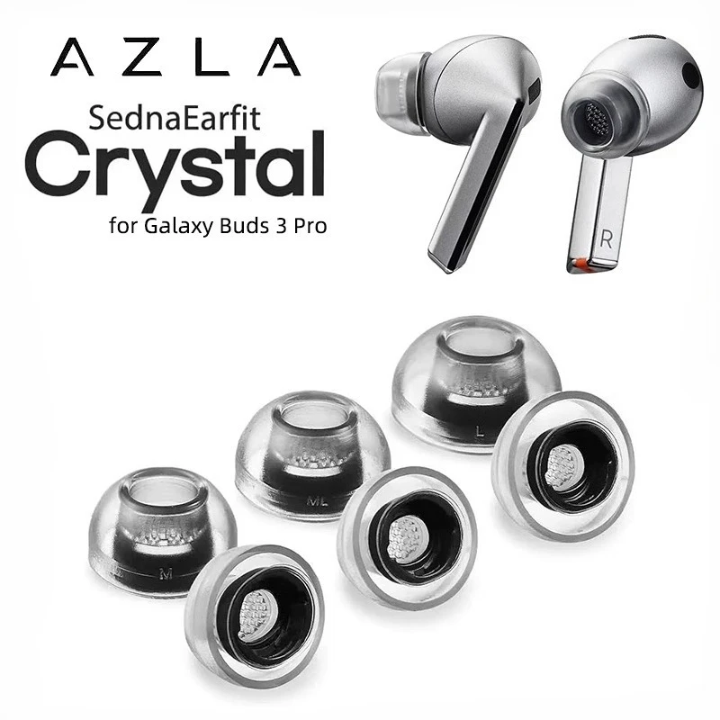 AZLA SednaEarfit クリスタルイヤーチップ Samsung Galaxy Buds3 Pro