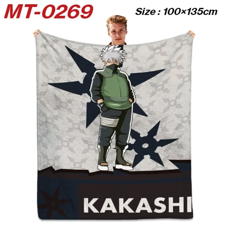 

New Naruto Red Cloud Naruto Anime Surrounding Blanket Air Conditioner Quilt Flannel Quilt Lunch Break Blanket Summer Cool Quilt