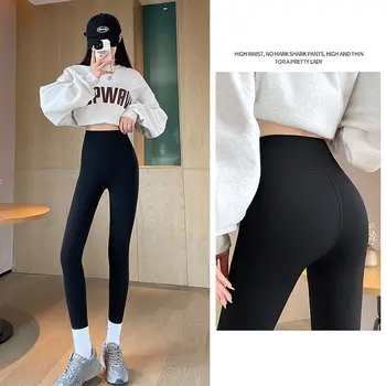 Pantaloni Vita Alta da Donna Leggings Tinta Fashionable Terici Unita Pantaloni Vita Alta da Donna Leggings Tinta Fashionable Terici Unita
