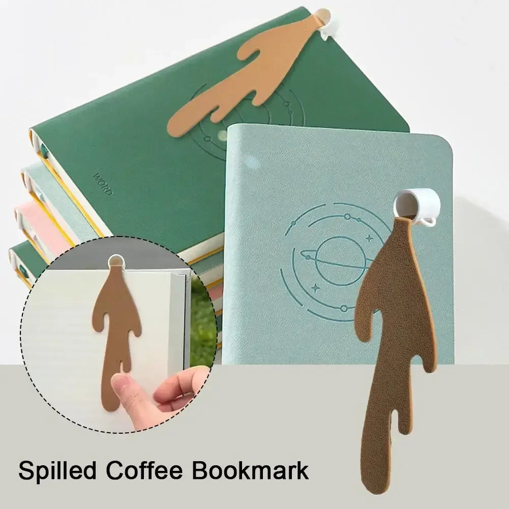 Funny Spilled Coffee Bookmark 1pc