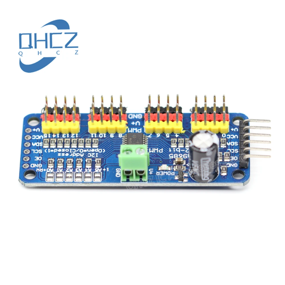 16 Canali 12-Bit Pwm/Servo Driver-I2C Interfaccia Pca9685 Modulo Raspberry Pi Shield Module Servo Shield