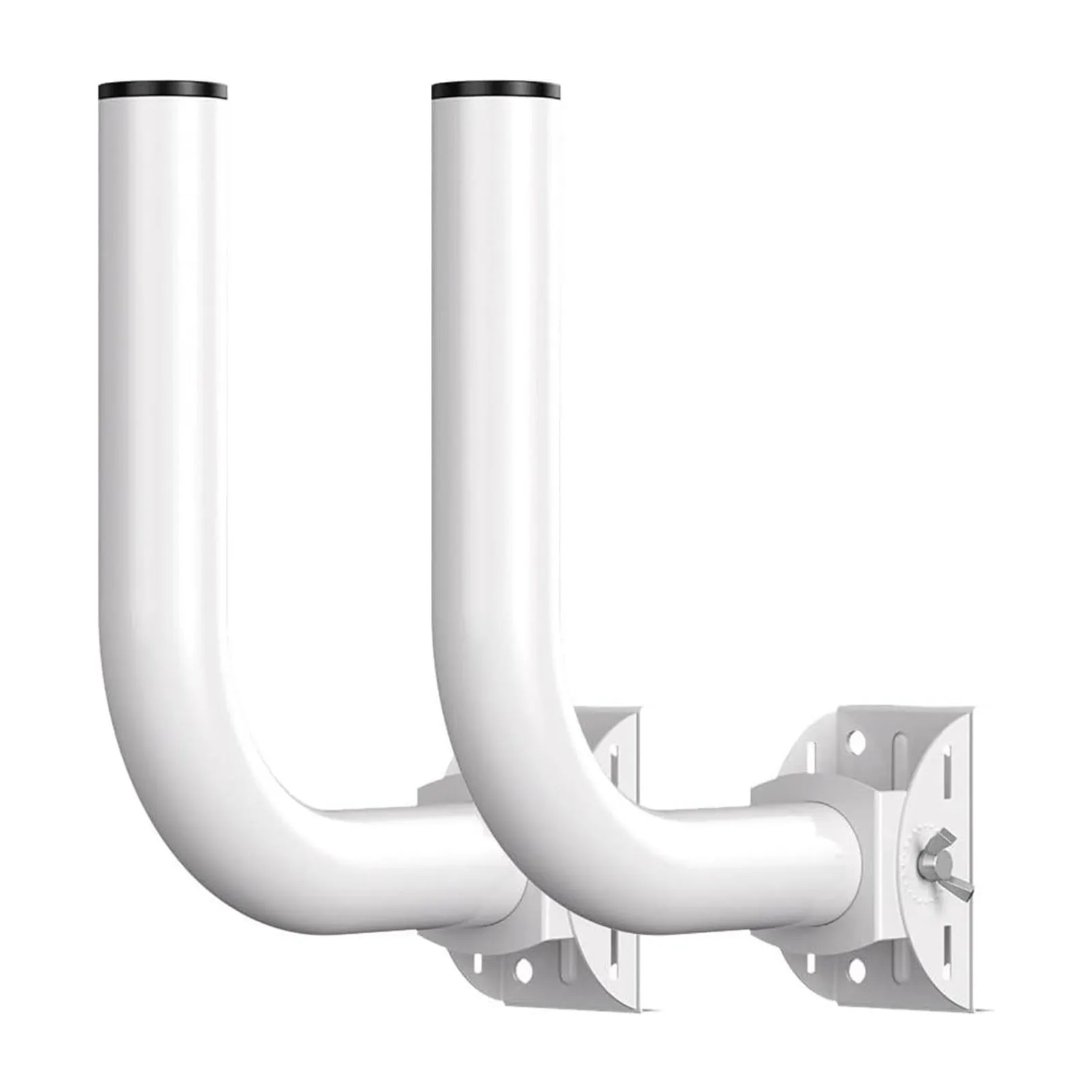 2Pcs Starlink Wireless Bridge Bracket Mount 150&deg; Adjustable Stainless Steel Universal J Pole Mount Accessory