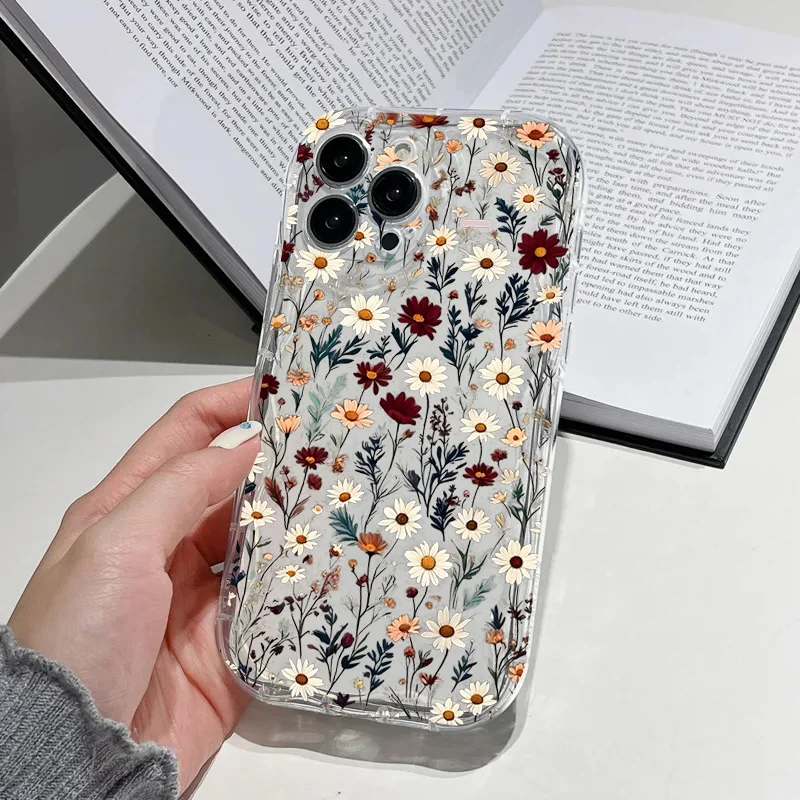 Floral Tulip Leaves Phone Case Cover