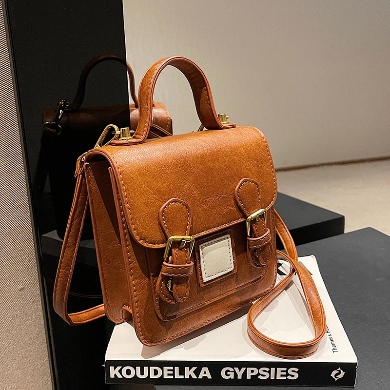

Premium Retro Small Bags 2022 Autumn/winter New Women's Bags Popular Hot Messenger Bags Niche Design Handbags Square Bags