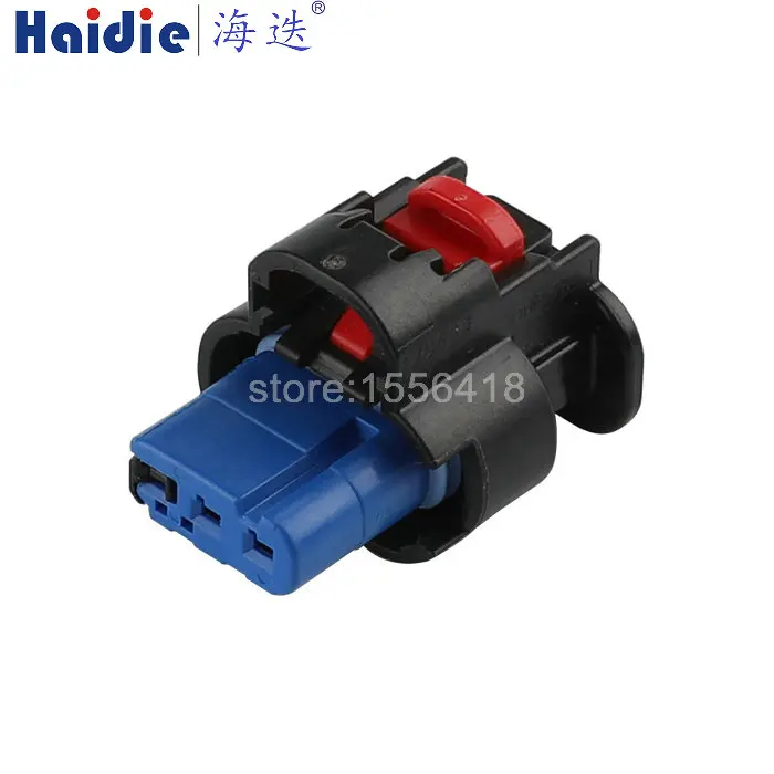 1-20 sets 3 Pin 1.2 Series Auto Reversing Radar Wire Cable Waterproof Socket  1-2296695-1 1 20 sets 4 pin st sbd 4f gr waterproof auto electric wire connector automotive cable housing socket