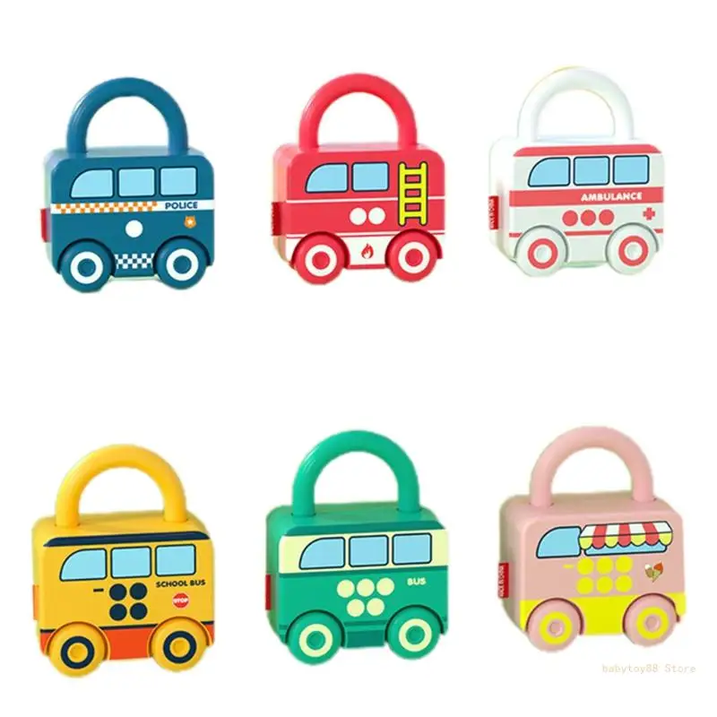 

Y4UD Preschool for Toddlers Learning Locks with Keys Educational Matching Toy
