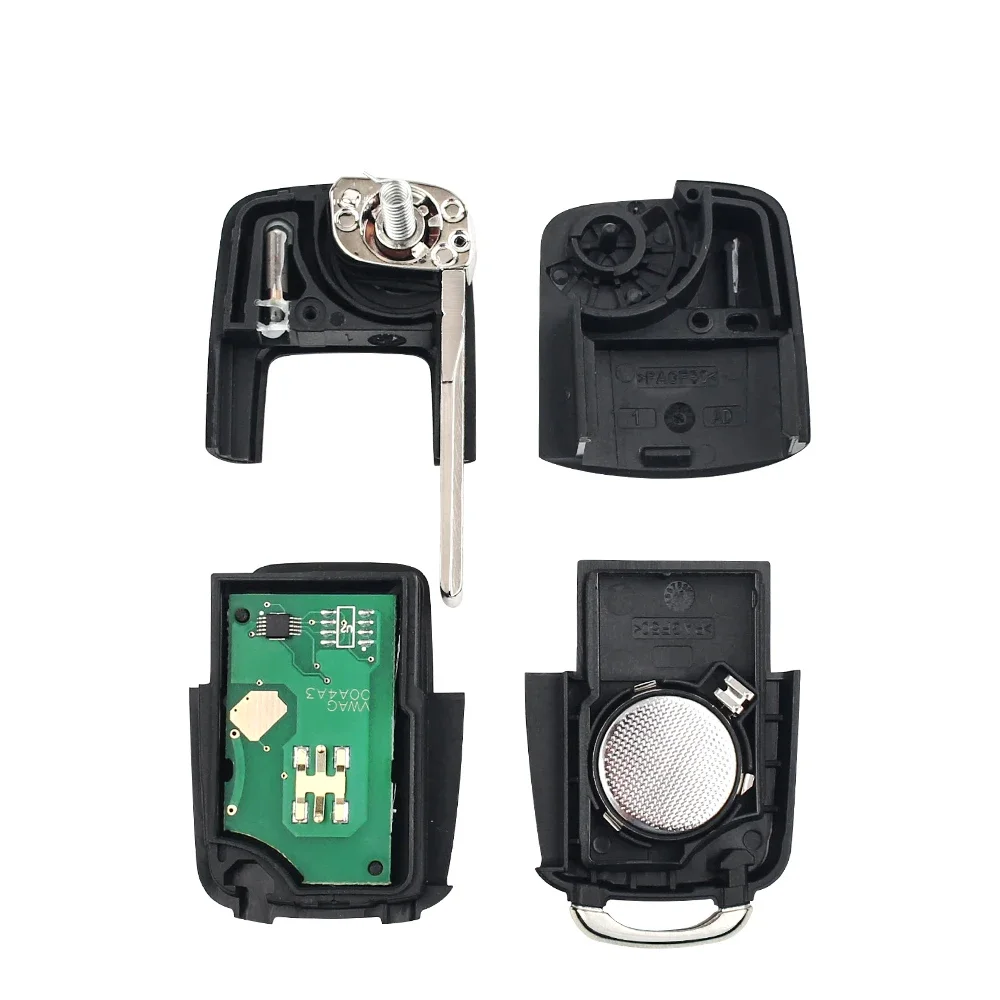 Car Remote Key 3 Button Remote Car Key For VW PASSAT Polo Skoda Seat Polo/Golf/Beetle 1J0959753 DA/AH 1K0959753G 434Mhz 433Mhz ID48 Chip