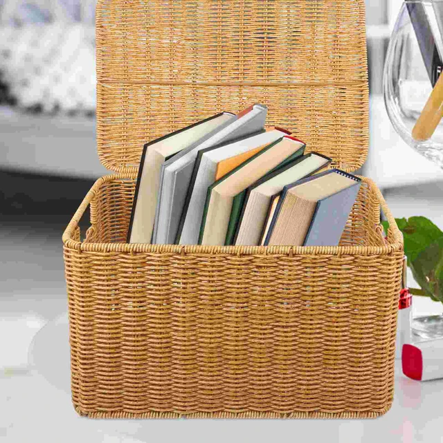 Storage Basket for Shelves, Decorative Baskets for Shelves