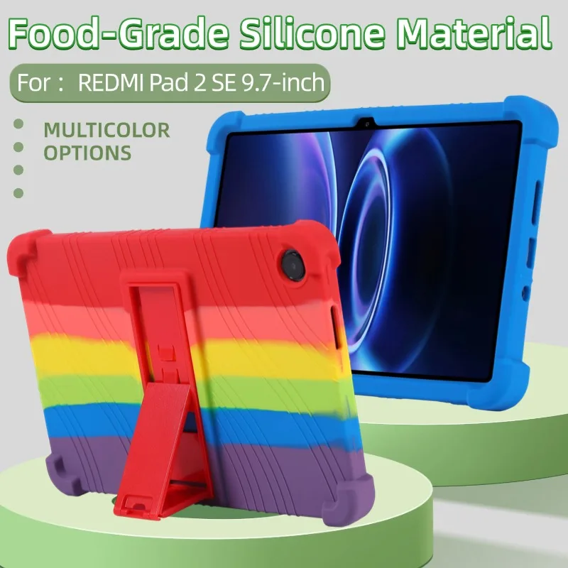 Enhanced Silicone Tablet Case with Stand