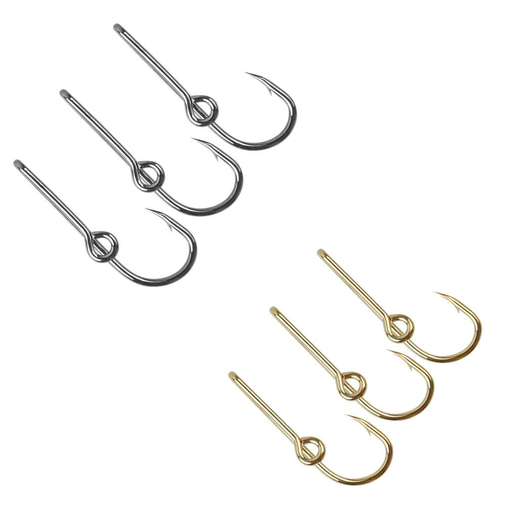 Fish Hook Hat Pin / Tie Clasp (Gold)