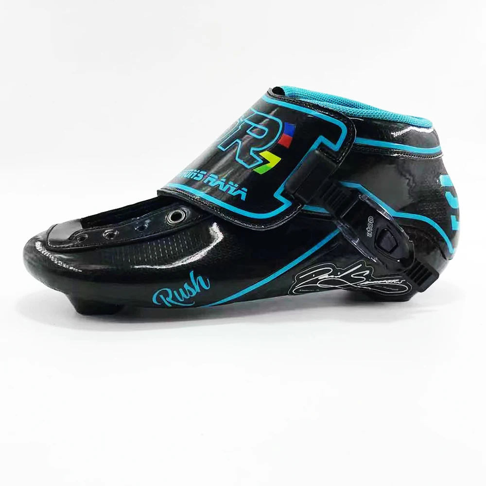 Inline Skates Up Boot SR Rush Speed Skate Boots Professional Royal Road Carbon Fiber Upper Boot Wide Toe Track Street Shoe