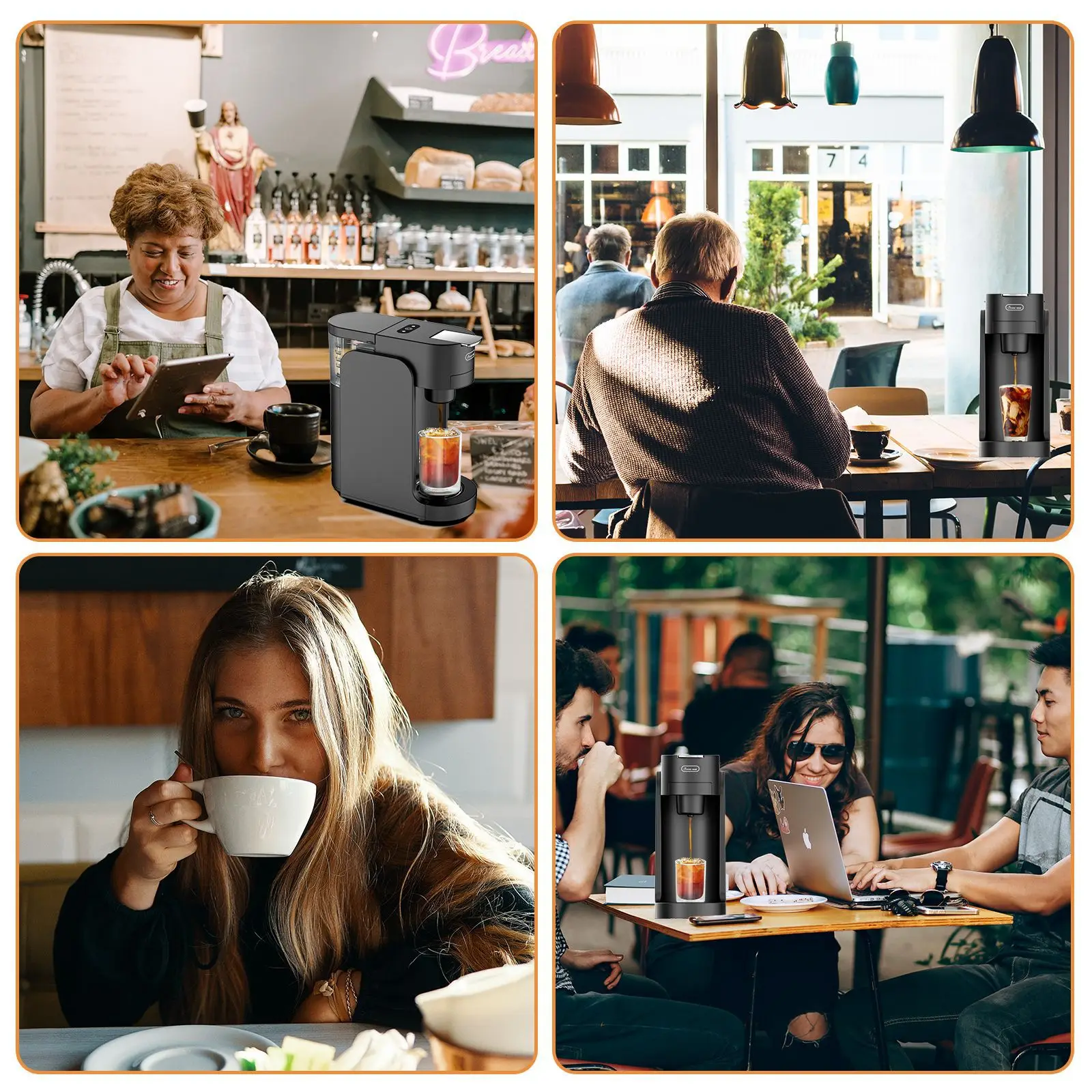 ماكينة صنع القهوة بالكبسولات التجارية، ماكينة اسبر...