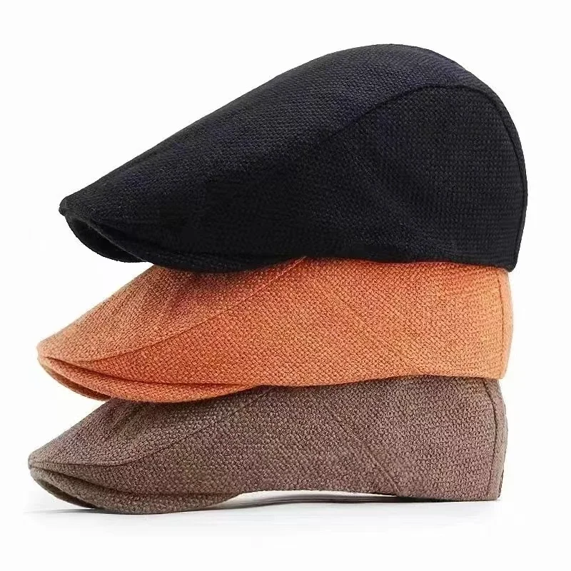 Beret Hat Breathable Duck Tongue Hat 1pc Summer Mens