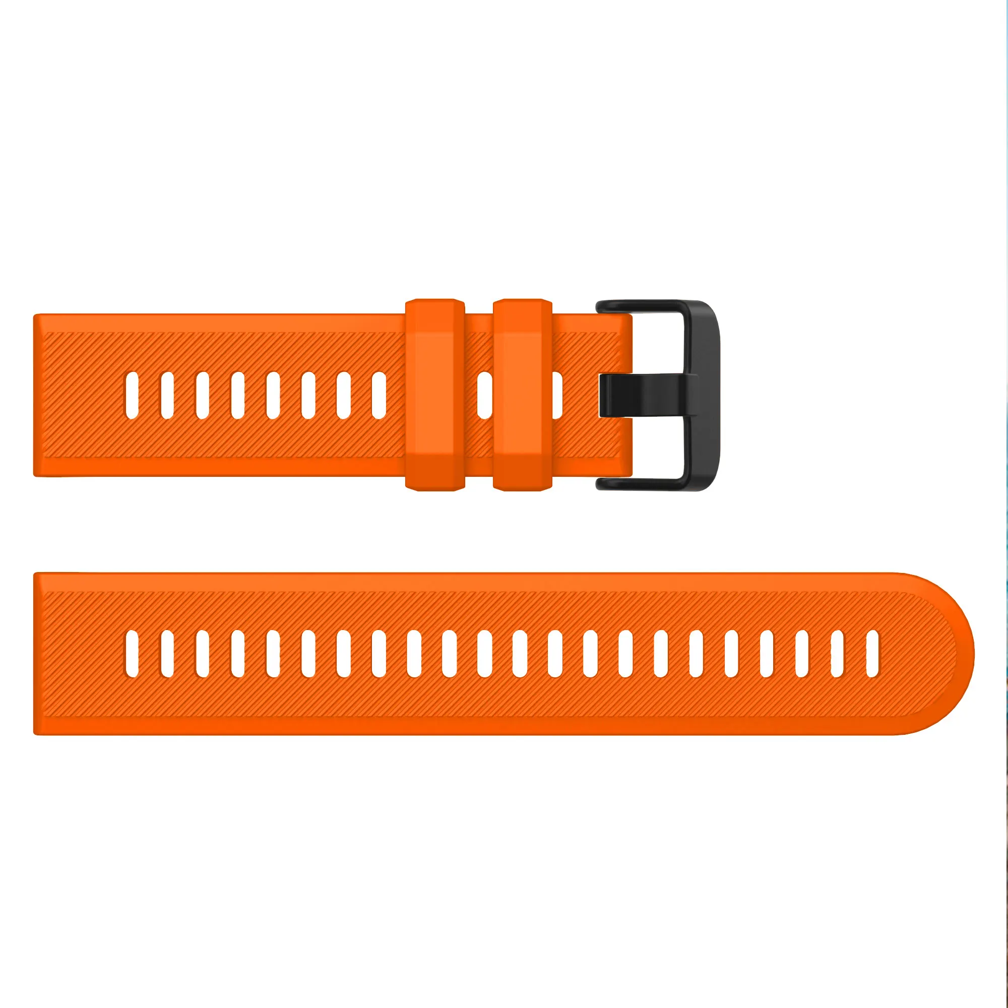 Versatile 22mm Silicone Watch Strap - Premium Replacement Bracelet