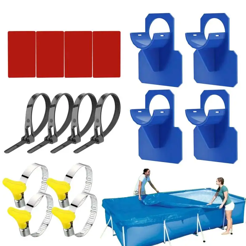 

Pool Pipe Holders Pool Water Pipe Holders Set Water Pipe Preventing Pipes Sagging Accessory Easy To Install And Durable