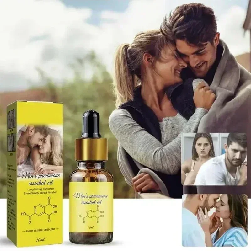 Pheromone Perfume Oil 10ml For Men Women Long-lasting Natural Refreshing Body Perfume Fragrance Pheromone Essential Oil