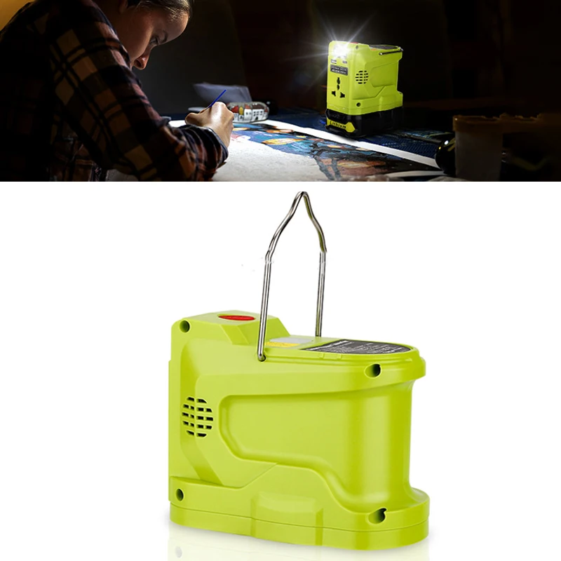 Inversores de Energia Portáteis com Saída Usb e tipo c Gerador de Inversor Alimentado para Ryobi Bateria 18v 200 w 120120v ac - Image 6