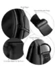 5L Crescent Moon Bag for Women and Men, Fashion Medium Nylon Folding Crescent Moon Bag Single Shoulder Bag with Adjustable Strap 6