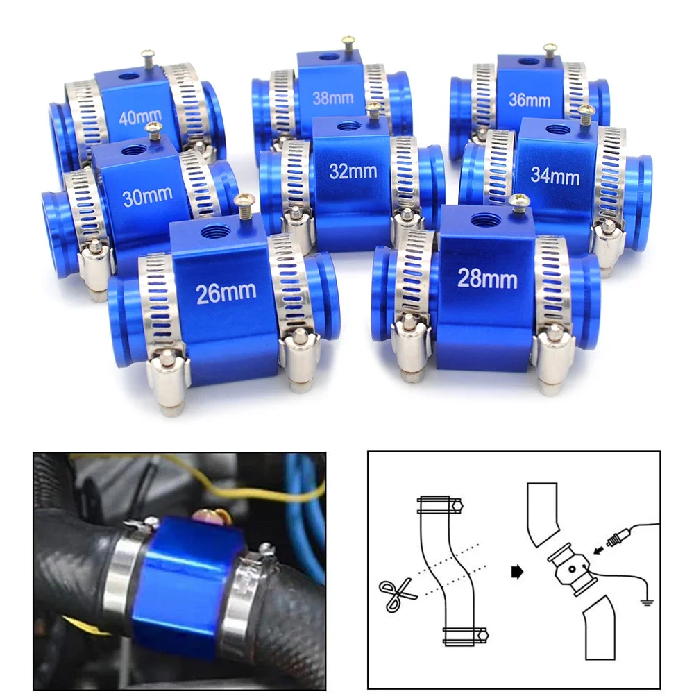 Water Temperature Gauge Water Temp Gauge Radiator Temperature Water Temp Joint Pipe Sensor Hose Adapter
