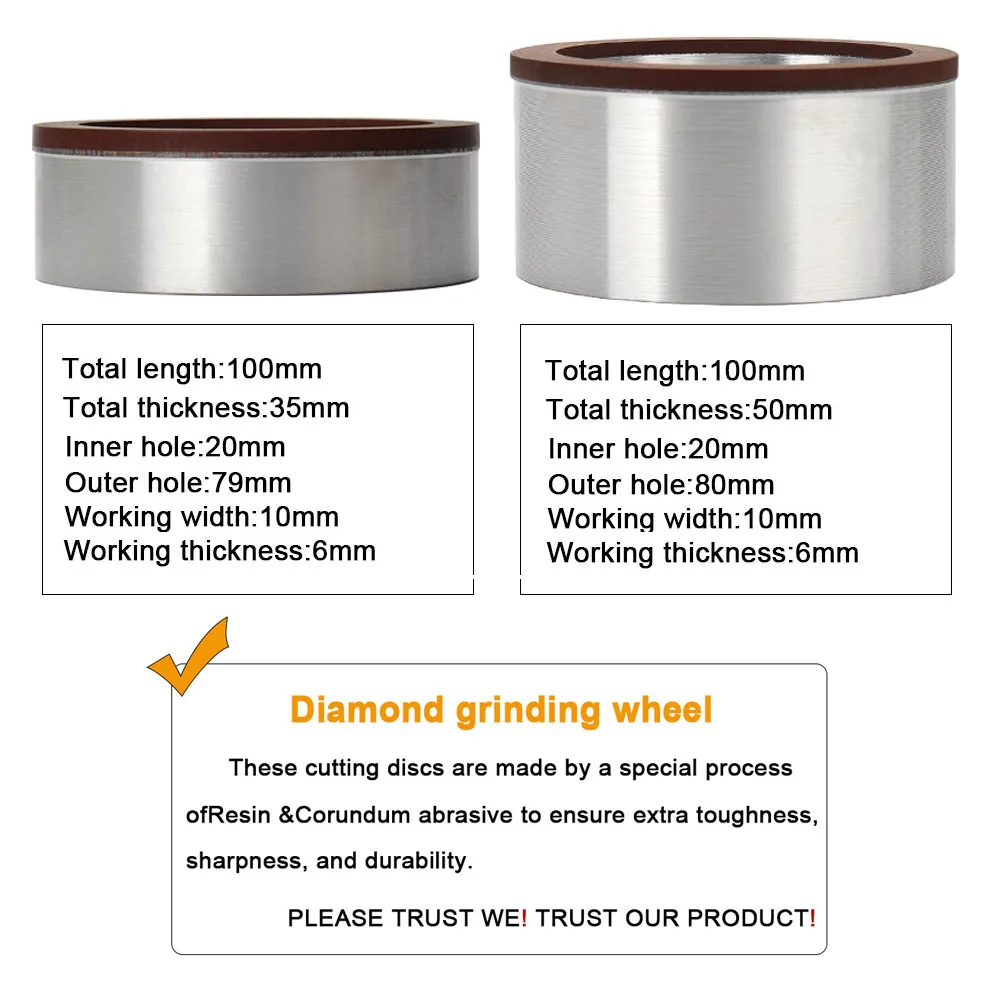 100mm Diamond Cup Wheel 4" Resin Grinding Wheel for Grinding Cutting Tungsten Steel High-Speed Steel Ceramic Glass Materials grinding disc abrasive wheel grinding wheel