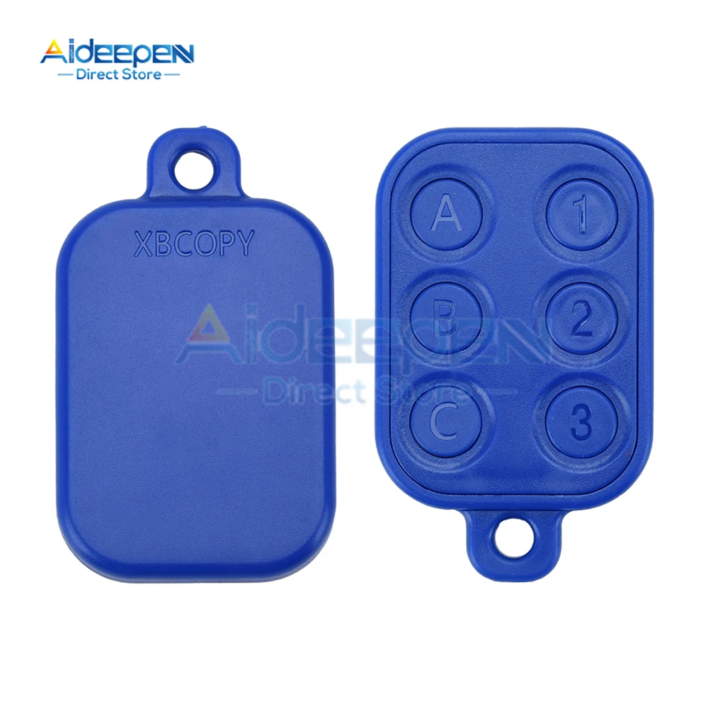 6 in 1 RFID 다중 Keyfob 125khz T5577 EM 쓰기 가능한 IC 13.56Mhz M1k S50 UID 변경 가능한 CUID 복잡한 키 체인 태그 카드