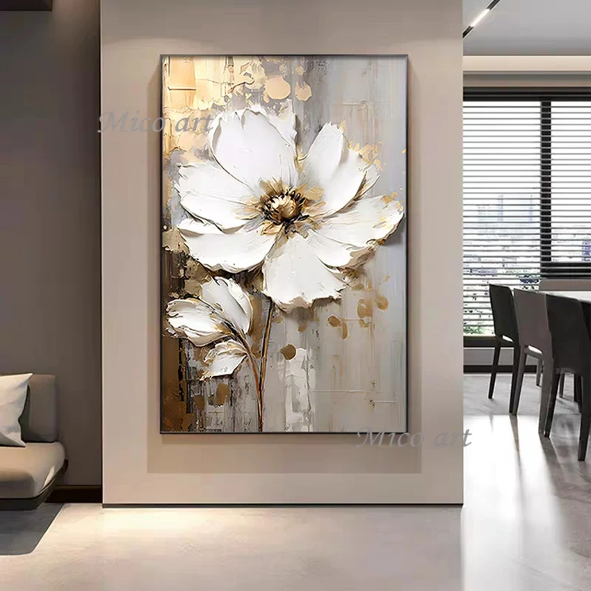 Handpainted Floral Oil Painting 5