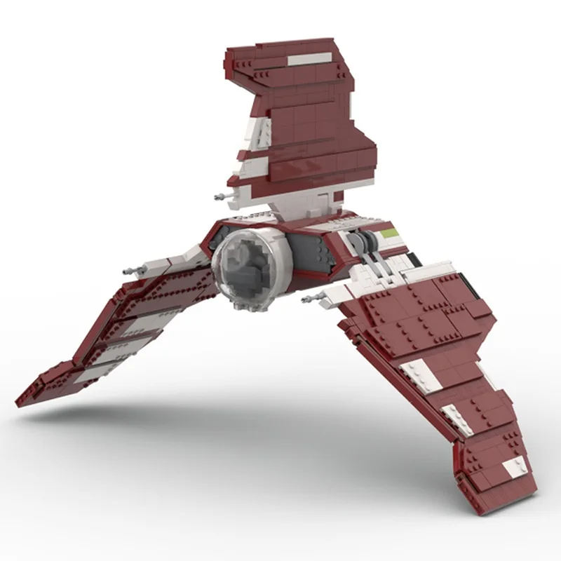 

MOC Space Wars Eta-class Shuttle Fighters Model Set Building Blocks Kits Aerospace Airplane Bricks for Children Birthday Gifts