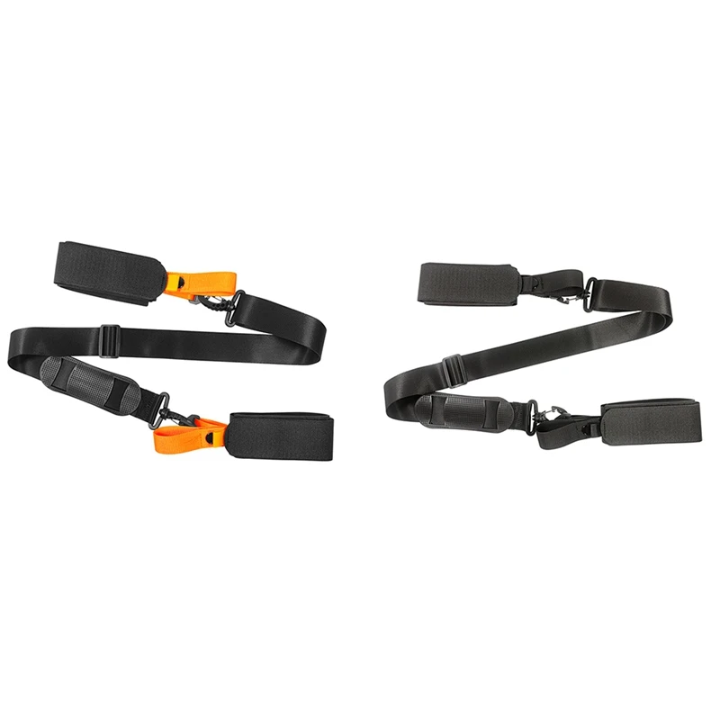 

1Pc Adjustable Skiing Pole Shoulder Hand Carrier Bags Non-Slip With Skis Pole Protecting Pad Ski Handle Strap
