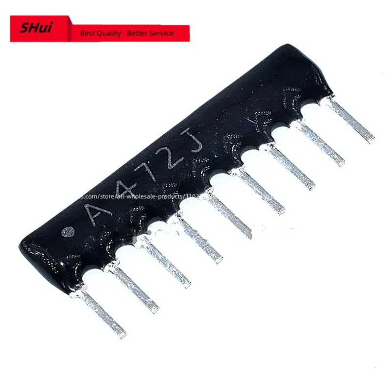 10PCS A09-103/102/472/104 SIP-9 Commoned Resistor Network Array 9PIN (1K 2K 3.3K 4.7K 10K 22K 100K 33K 47K 100R 220R 470R 330R
