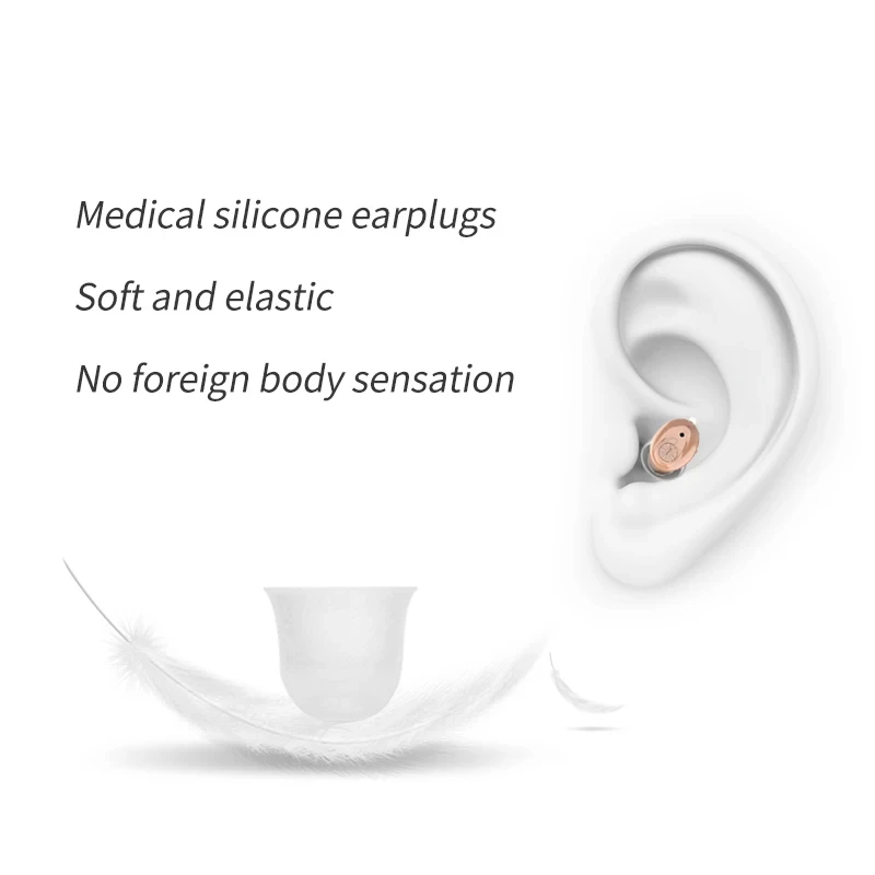 Hearing Aid Invisible Mini Ear Audifono Sound Adjustable Aids For The Elderly Sound Amplifier
