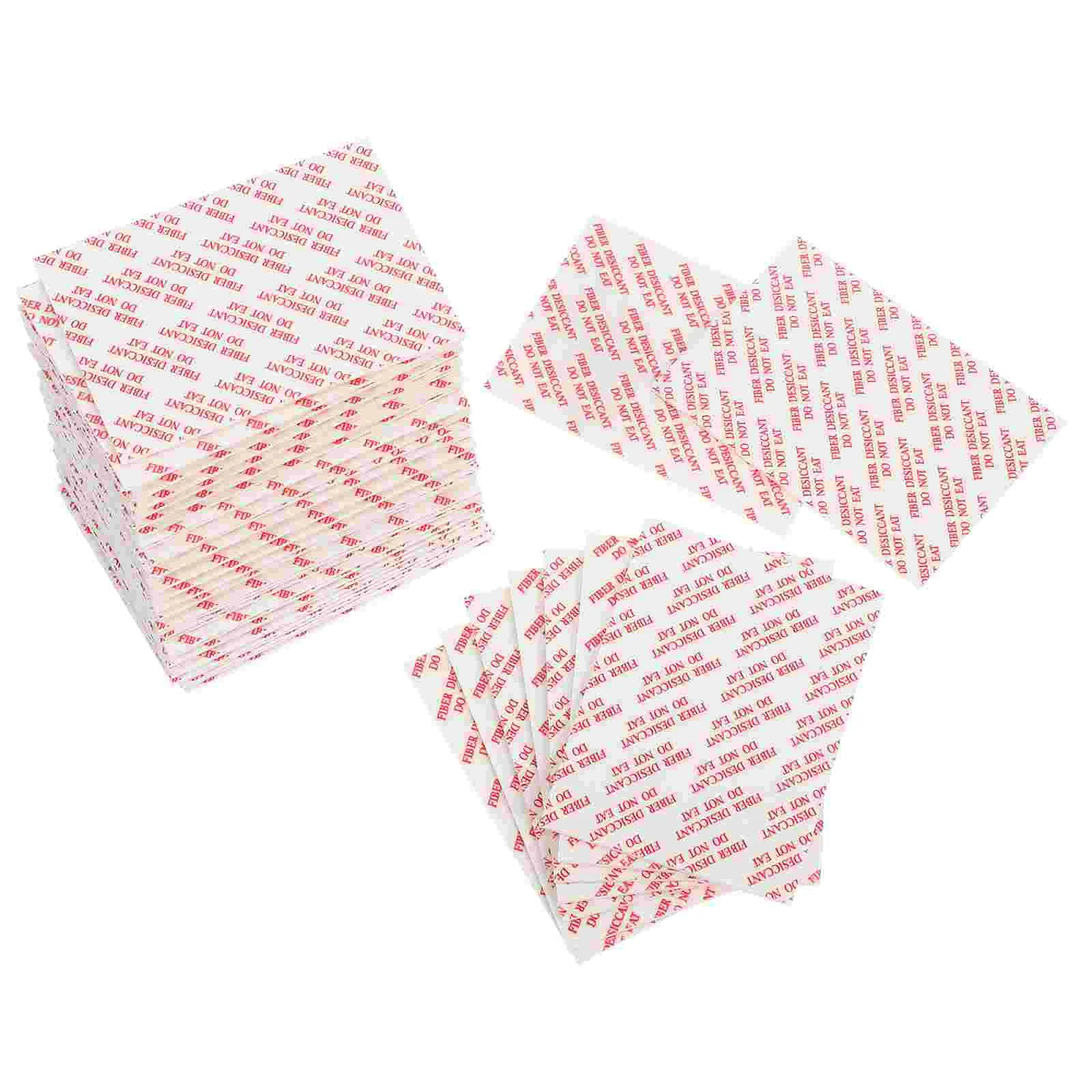 50 Pcs Food Grade Drying Sheets Plant Fibre Moisture Absorbers For Food Storage Dehumidification Supplies Household Merchandises