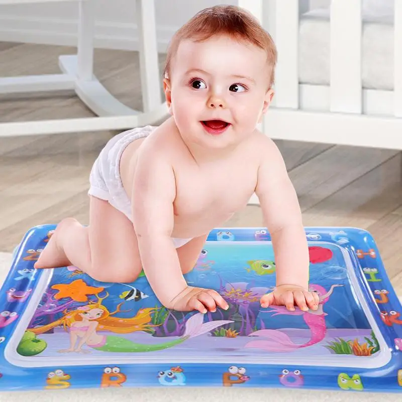 

Водяной коврик для младенцев, водная игра, летняя игрушка, детский игровой центр с морской тематикой, коврик для льда для раннего развития, игровой коврик для детей