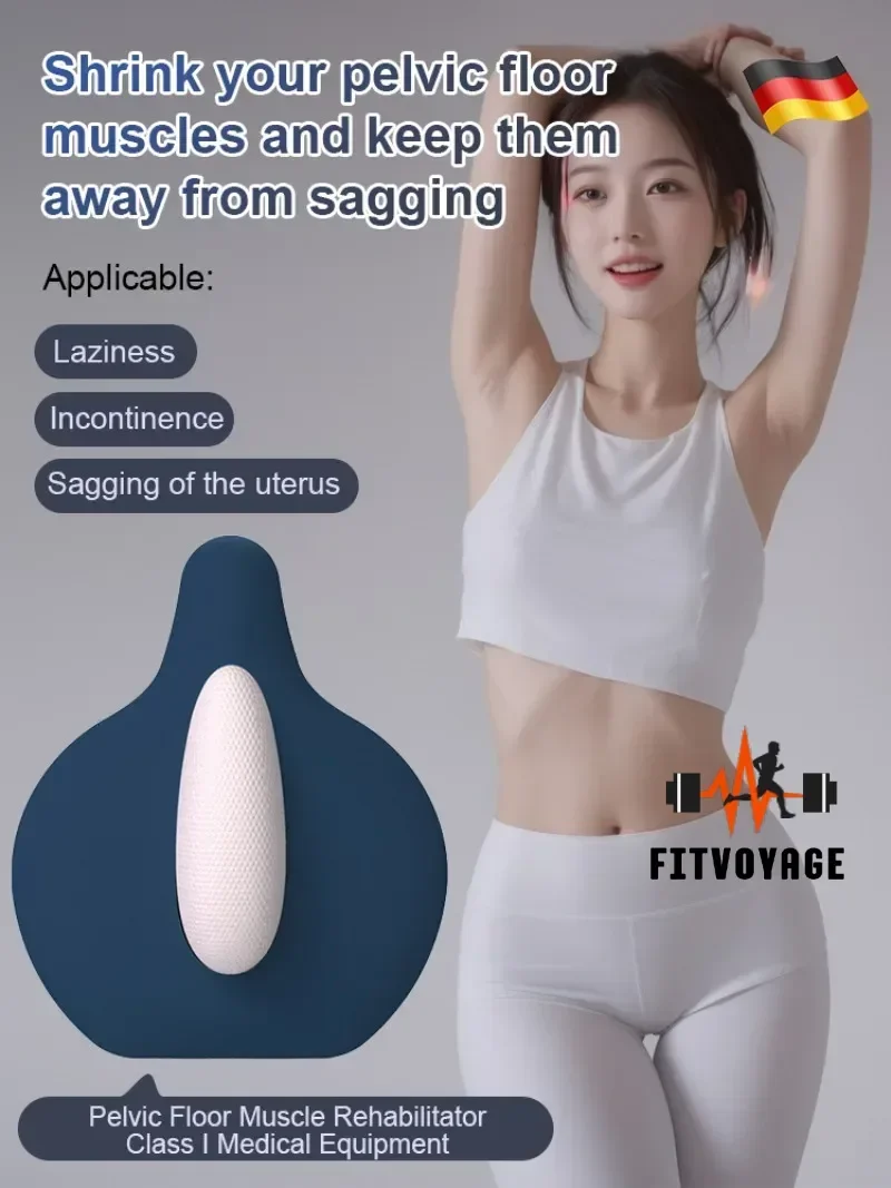 Kegel Pelvic Floor Muscle Trainer Men Sit-On-Top Kegel Exerciser Biofeedback Bladder Pelvic Floor Rehabilitation