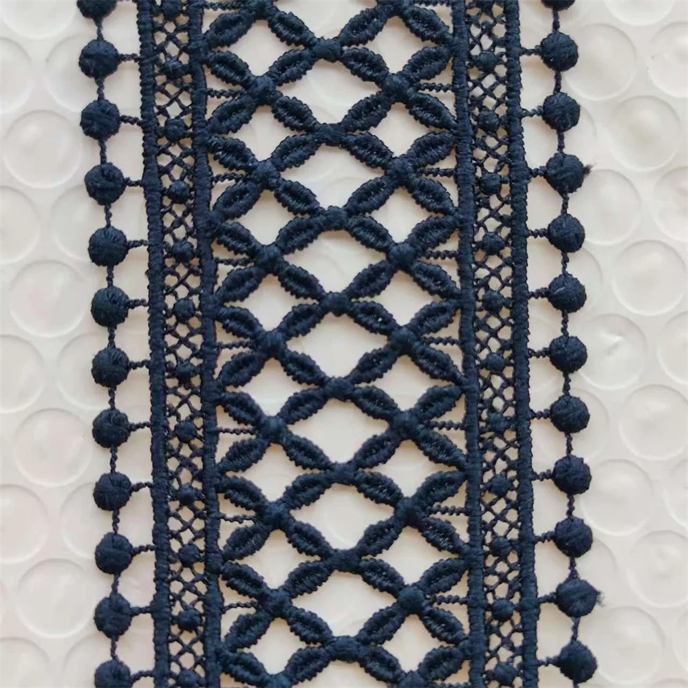 Various Embroidered lace, Sell by Yard, Water Soluble Lace Trimming Flower,Sewing Lace Trims,Cotton Polyester Milk silk Material